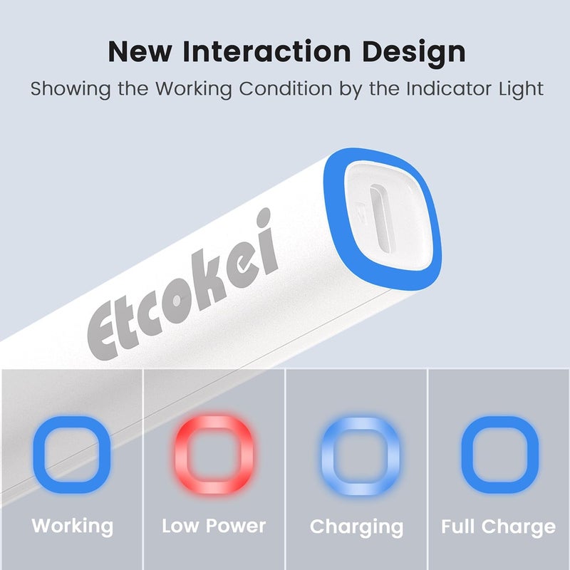 Etcokei أداة حرق الخيوط مع رأس بديل، أداة قابلة لإعادة الشحن لقطع الخيوط، قلم كوتري، مستلزمات الخياطة لصنع المجوهرات، DIY، إذابة، ربط، صنع الأساور، الأعمال الجلدية، قطع الشريط - Image 5